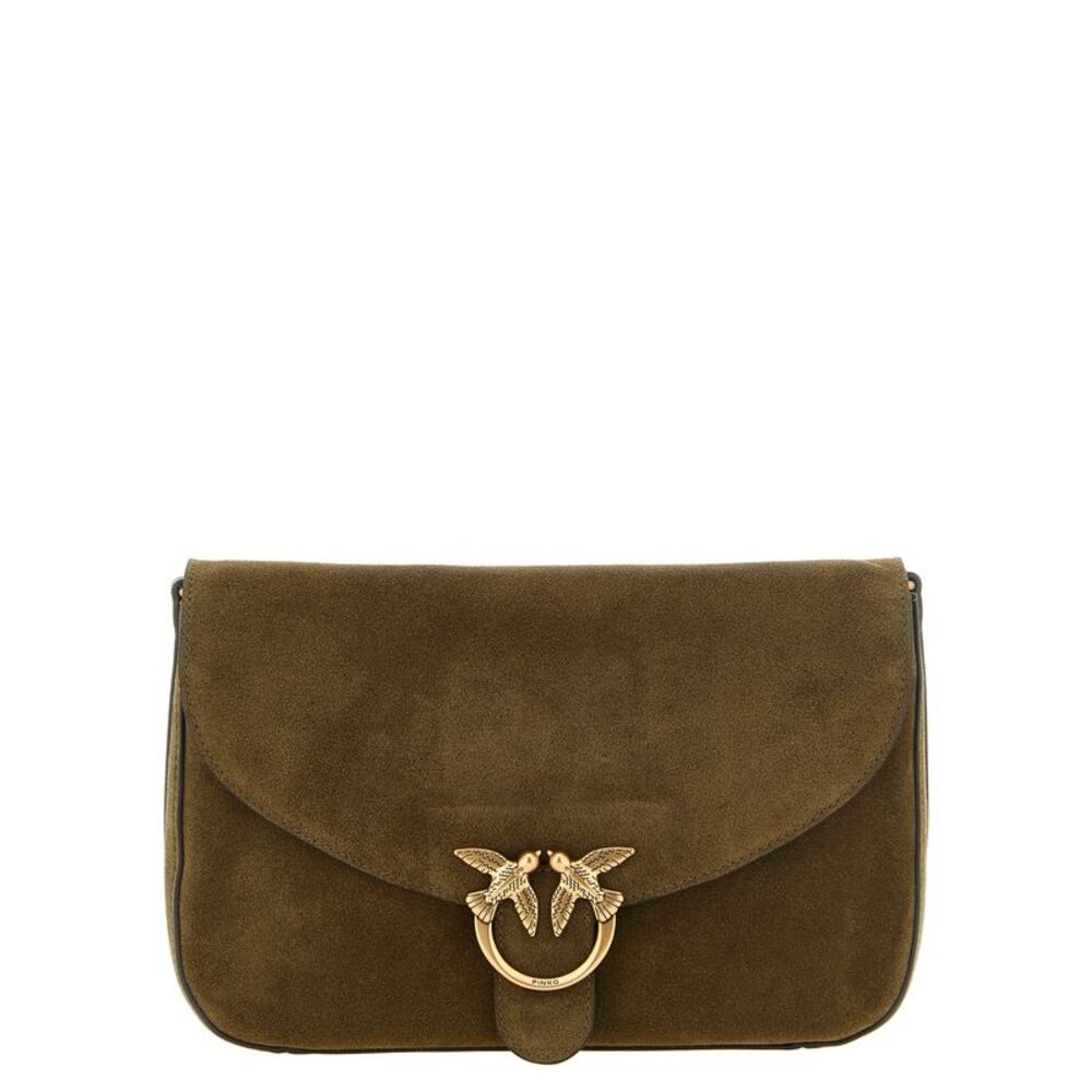 PINKO Bicolor Calfskin Crossbody Women's Bag